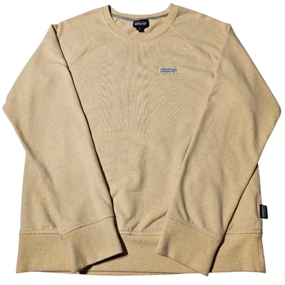 Patagonia Ahnya Women's Medium Sweatshirt Pastel Easter Yellow P-6 Label 39565